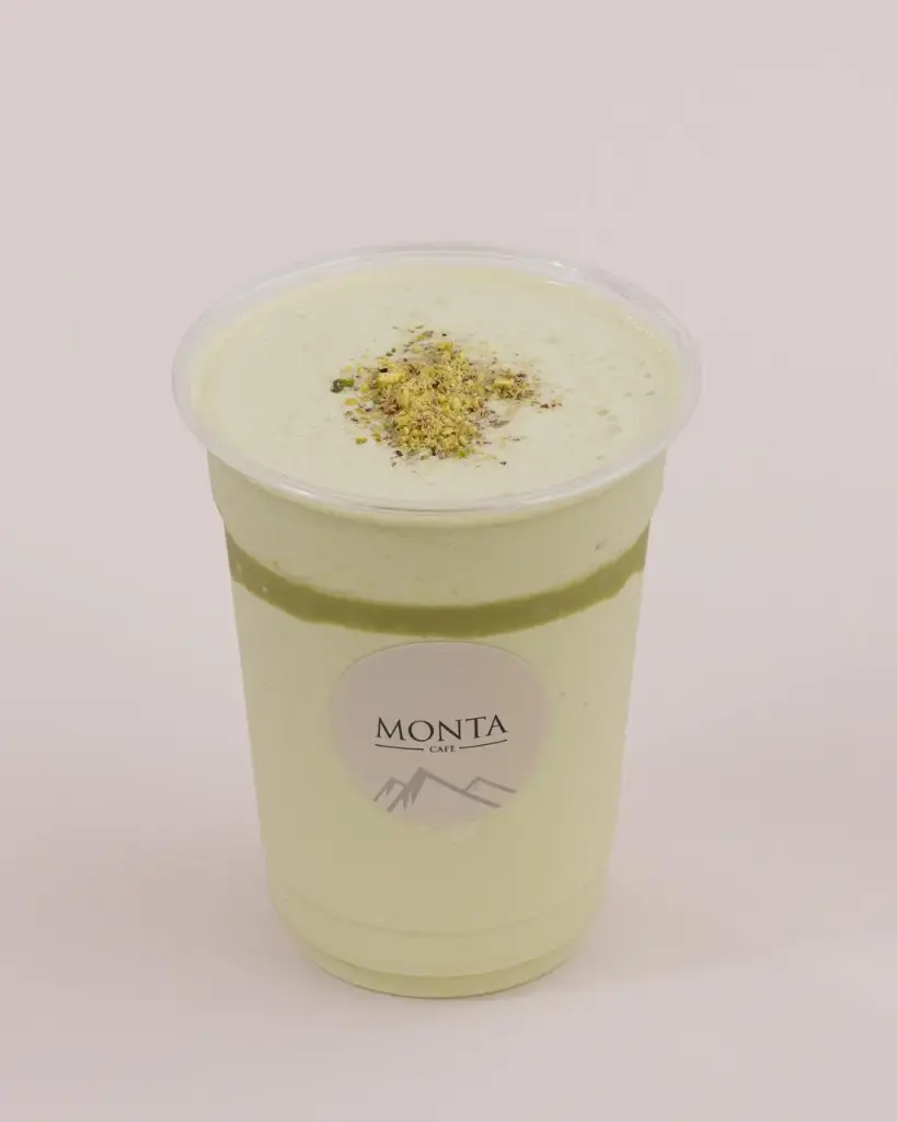 Pistachio milk shake
