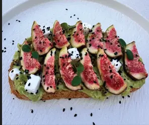 Avocdo Figs toast