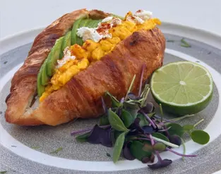 classic Egg avocodo crossiant 