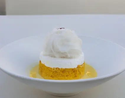 saffron milk cake